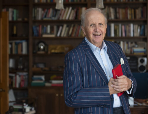 Top author visits Bridport in advance of Literary Festival