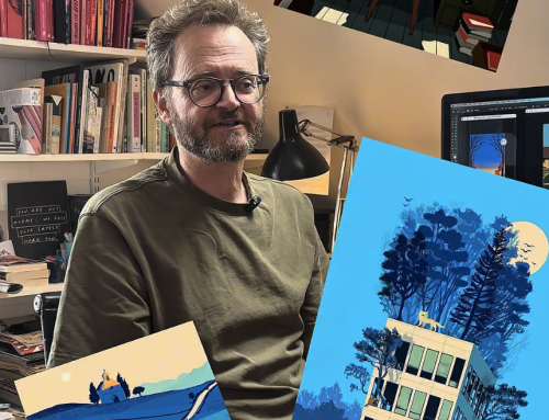 Illustrator Paul Blow on the creative scene in Bridport and the BridLit cover